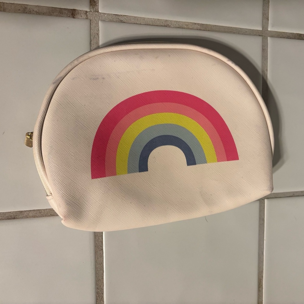 Rainbow makeup bag
